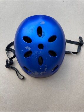 Kids Matte Blue Multi-Sport Safety Helmet